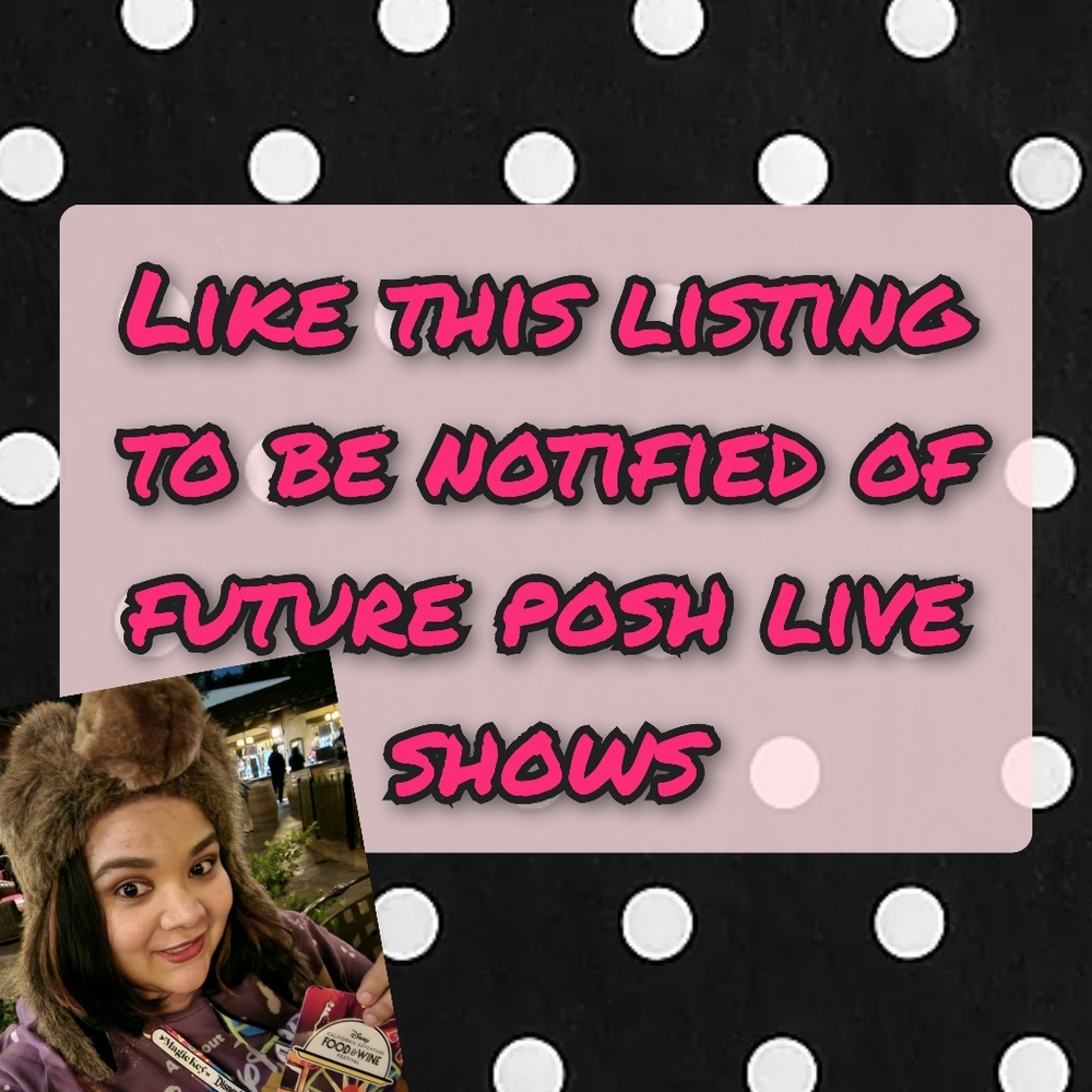 POSH LIVE SHOWS !! LIKE THIS POST TO GET A NOTIFICATION WHEN I GO LIVE !!